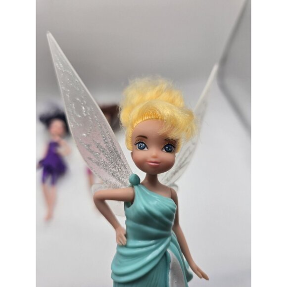 Sparkle Disney Fairies Secret Of The Wings 5" Figures Lot Of 4 One Broken Wing - Picture 4 of 10